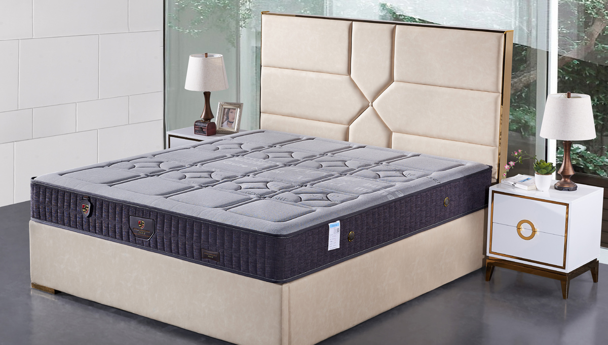 Jixiangruyi 28 cm thick natural latex mattress nine independent spring mattress